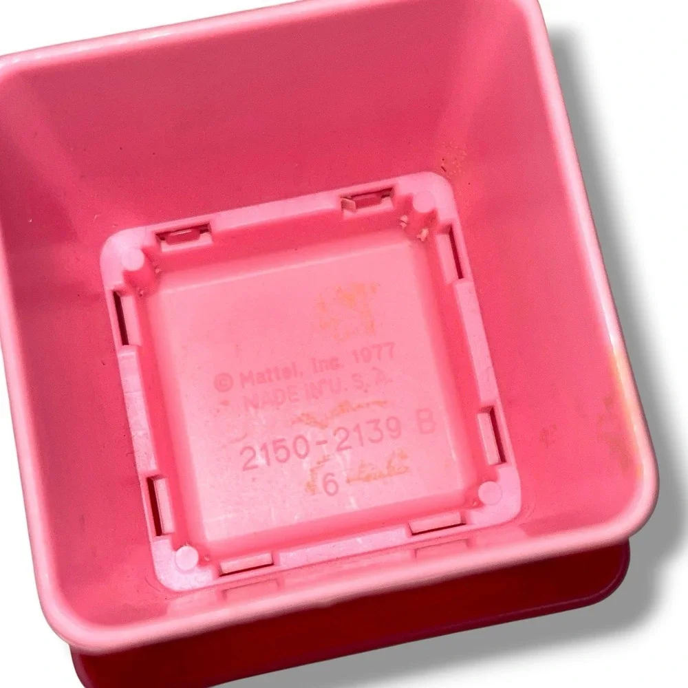 1979 Mattel‎ Barbie Pink Dream Collection Furniture Vanity, Stool & Computer VTG